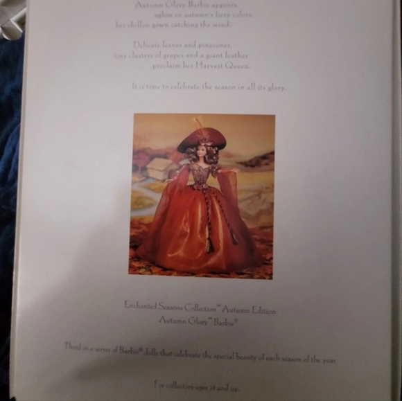 🛑Final🛑 Autumn Glory Barbie Doll Enchanted Seasons Collector Edition 1995 - Picture 3 of 3